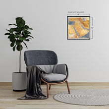 Load image into Gallery viewer, Digitally Restored and Enhanced 1991 Operation Desert Storm Map - Operation Desert Storm Planning Graphic - Middle East Map - Persian Gulf War Map - Iraq Kuwait Saudi Arabia Map - Desert Storm Poster