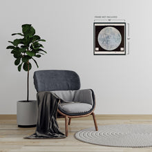 Load image into Gallery viewer, Digitally Restored and Enhanced 1966 Lunar Moon Map Poster - Lunar Map - Moon Poster Vintage Map with Data Table - Print of the Moon Wall Map - Lunar Poster - USAF Lunar Reference Mosaic