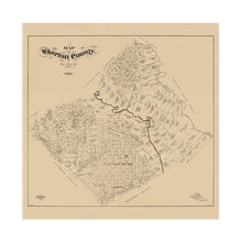 Cargar imagen en el visor de la galería, Digitally Restored and Enhanced 1895 Wharton County Texas Map - Vintage Wharton County Wall Art - Historic El Campo Texas Map Poster - Texas Vintage Map Print - Wharton County Map from General Land Office