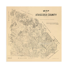 Cargar imagen en el visor de la galería, Digitally Restored and Enhanced 1879 Atascosa County Texas Map - Vintage Map of Atascosa County Wall Art - Old Atascosa County Map Poster - History Map of Atascosa County TX Showing Land Ownership
