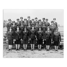 Load image into Gallery viewer, Digitally Restored and Enhanced 1944 First Black American Nurses in England Portrait Photo - Military Service Women Nurses in England Poster Print