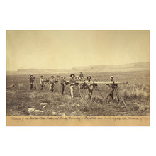 Load image into Gallery viewer, Digitally Restored and Enhanced 1883 United States Geological Survey Members Photo Print - US Geological Survey Members Near Fort Wingate New Mexico Poster