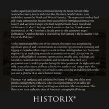 Load image into Gallery viewer, Digitally Restored and Enhanced 1883 Aberdeen South Dakota Map Print - Old Bird's Eye View Map of Aberdeen City South Dakota State Wall Art Poster