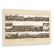 Load image into Gallery viewer, Digitally Restored and Enhanced 1882 Milwaukee Wisconsin Map Poster - Restored History Map of Milwaukee WI - Old Milwaukee Map of Wisconsin Wall Art Print