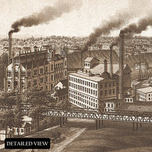 Load image into Gallery viewer, Digitally Restored and Enhanced 1882 Milwaukee Wisconsin Map Poster - Restored History Map of Milwaukee WI - Old Milwaukee Map of Wisconsin Wall Art Print