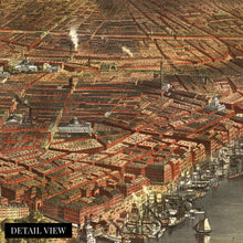 Load image into Gallery viewer, Digitally Restored and Enhanced 1870 Map of New York Canvas Art - Canvas Wrap Vintage New York Map - Restored New York Wall Art - Old Wall Map of New York City Poster - Historic New York City Wall Art