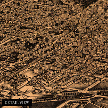 Load image into Gallery viewer, Digitally Restored and Enhanced 1882 Ithaca Map Canvas Art - Canvas Wrap Vintage Map of Ithaca New York Poster - Restored Ithaca NY Map - Old Ithaca New York Map - Bird's Eye View of Ithaca New York