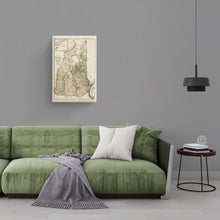 Load image into Gallery viewer, Digitally Restored and Enhanced 1796 New Hampshire Map Canvas Art - Canvas Wrap Vintage Map of New Hampshire - Restored NH Map - Historic State of New Hampshire Wall Art Poster