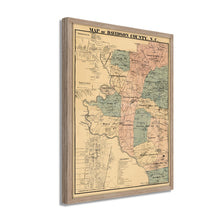 Load image into Gallery viewer, Digitally Restored and Enhanced 1890 Davidson County North Carolina Map Print - Framed Vintage Map of Davidson County North Carolina Wall Art - Old Davidson NC Map Poster