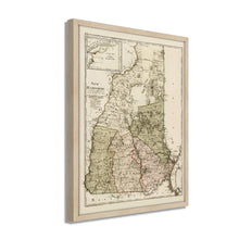 Load image into Gallery viewer, Digitally Restored and Enhanced 1796 New Hampshire Map - Framed Vintage New Hampshire Map - Old Map of New Hampshire - Restored NH Map Art - State Map of New Hampshire Wall Art Poster