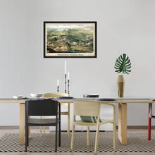 Cargar imagen en el visor de la galería, Digitally Restored and Enhanced 1904 Yellowstone National Park Map - Framed Vintage Yellowstone Map Print - History Map of Yellowstone National Park Poster - Old Yellowstone Wall Art