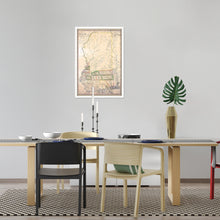 Cargar imagen en el visor de la galería, Digitally Restored and Enhanced 1820 Mississippi State Map - Framed Vintage Wall Map of Mississippi Poster - Old Mississippi Wall Art - Restored Mississippi Map from Surveys