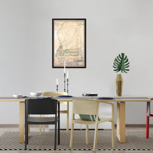 Cargar imagen en el visor de la galería, Digitally Restored and Enhanced 1820 Mississippi State Map - Framed Vintage Wall Map of Mississippi Poster - Old Mississippi Wall Art - Restored Mississippi Map from Surveys