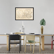 Load image into Gallery viewer, Digitally Restored and Enhanced 1792 Pennsylvania State Map - Framed Vintage Pennsylvania Map Poster - Old Wall Map of Pennsylvania - Restored State of Pennsylvania Wall Art Map