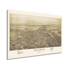 Load image into Gallery viewer, Digitally Restored and Enhanced 1864 Chambersburg Pennsylvania Map - Old Chambersburg PA Map Poster - History Map of Chambersburg Pennsylvania Wall Art
