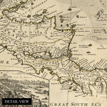 Load image into Gallery viewer, Digitally Restored and Enhanced 1715 Map of West Indies Islands of America - Vintage Map Wall Art - Shows what belongs to Spain, England, France and Holland - Old West Indies Art - Carribean Art