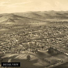 Cargar imagen en el visor de la galería, Digitally Restored and Enhanced 1886 Amherst Massachusetts Map Poster - History Map of Amherst Massachusetts Wall Art - Old Massachusetts Wall Map