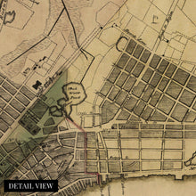 Load image into Gallery viewer, Digitally Restored and Enhanced - 1789 Plan of New York City Map Print - NYC Vintage Map Wall Art - Map of New York City Poster - NYC Map Wall Art - New York City Map Art