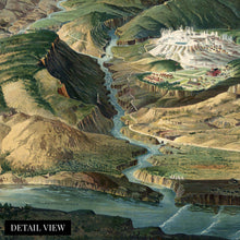Load image into Gallery viewer, Digitally Restored and Enhanced 1904 Yellowstone National Park Poster - Vintage Map of Yellowstone Wall Art - Yellowstone National Park Map - Yellowstone Art - Yellowstone Poster