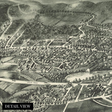 Load image into Gallery viewer, Digitally Restored and Enhanced 1923 Monroe New York Map Poster - Vintage Monroe NY Map - Historic Monroe City Wall Art - History Map of Monroe New York Poster - Old Orange County NY Map
