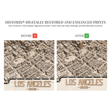Load image into Gallery viewer, Digitally Restored and Enhanced 1909 Map of Los Angeles California - Vintage Map Wall Art - Los Angeles Decor - Los Angeles Map Art - Los Angeles Wall Map - Old Map Los Angeles