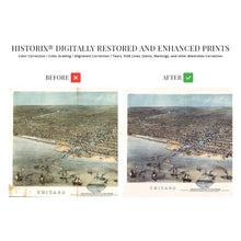 Load image into Gallery viewer, Digitally Restored and Enhanced 1868 Chicago Map Wall Art - Vintage Map of Chicago Illinois - Chicago Map Poster - Chicago Vintage Poster - Chicago Vintage Art - Map of Chicago Vintage Print