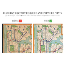 Load image into Gallery viewer, Digitally Restored and Enhanced 1954 New York City Subway Map Poster - Vintage Map Wall Art - New York Subway Map Art - NYC Subway Poster - NYC Subway Map Art - New York City Map Poster