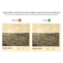 Cargar imagen en el visor de la galería, Digitally Restored and Enhanced 1886 Amherst Massachusetts Map Poster - History Map of Amherst Massachusetts Wall Art - Old Massachusetts Wall Map