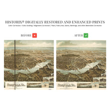 Cargar imagen en el visor de la galería, Digitally Restored and Enhanced 1892 Norfolk Virginia Map Poster - Vintage Norfolk VA Map Poster - History Map of Norfolk Wall Art - Old Norfolk VA Map