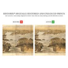 Load image into Gallery viewer, Digitally Restored and Enhanced 1876 San Francisco Bay Area Map Art - Vintage Map Wall Art - Map of Bay Area Poster - San Francisco Map Poster - San Francisco Map Art - Bay Area Wall Map