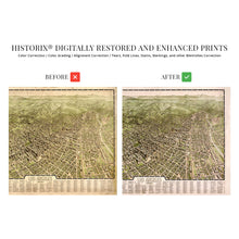 Load image into Gallery viewer, Digitally Restored and Enhanced 1909 Map of Los Angeles California with Index - Vintage Map Wall Art - Los Angeles Map Art - Vintage Map Los Angeles Decor - Old Map Los Angeles Wall Map