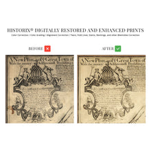 Load image into Gallery viewer, Digitally Restored and Enhanced 1769 Map of Boston Massachusetts - Vintage Map Wall Art - Vintage Boston Map Art Showing Buildings and Streets in 1769 - Boston Map Wall Art - Boston Map Poster