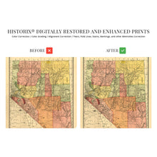 Cargar imagen en el visor de la galería, Digitally Restored and Enhanced 1893 Nevada State Map - Vintage Map of Nevada Wall Art - Vintage Nevada Railroad Map - Nevada Wall Decor - Nevada Home Decor - Old Nevada Map