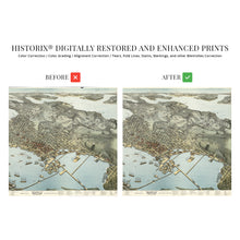 Cargar imagen en el visor de la galería, Digitally Restored and Enhanced 1891 Seattle Map Poster - Vintage Map Wall Art of Seattle King County Washington - Bird's Eye View of Seattle Map Art - Seattle Art Print - Seattle Décor