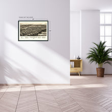 Load image into Gallery viewer, Digitally Restored and Enhanced 1884 Pendleton Oregon Map - Old Pendleton Umatilla County Map of Oregon Poster - History Map of Pendleton OR Wall Art