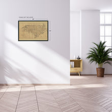 Load image into Gallery viewer, Digitally Restored and Enhanced 1808 North Carolina State Map - Vintage Map North Carolina Wall Art - The First Actual Survey of North Carolina Vintage Map - North Carolina Poster - NC Home Art