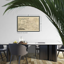 Load image into Gallery viewer, Digitally Restored and Enhanced 1715 Map of West Indies Islands of America - Vintage Map Wall Art - Shows what belongs to Spain, England, France and Holland - Old West Indies Art - Carribean Art