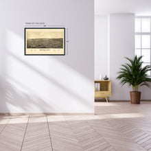 Cargar imagen en el visor de la galería, Digitally Restored and Enhanced 1886 Amherst Massachusetts Map Poster - History Map of Amherst Massachusetts Wall Art - Old Massachusetts Wall Map