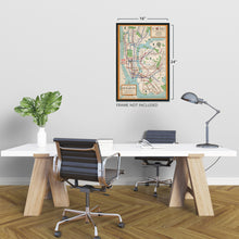 Load image into Gallery viewer, Digitally Restored and Enhanced 1954 New York City Subway Map Poster - Vintage Map Wall Art - New York Subway Map Art - NYC Subway Poster - NYC Subway Map Art - New York City Map Poster