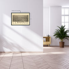 Load image into Gallery viewer, Digitally Restored and Enhanced 1891 Greensboro North Carolina Map - Old Greensboro Map of North Carolina Wall Art - Greensboro NC Map Poster History