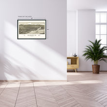 Load image into Gallery viewer, Digitally Restored and Enhanced 1884 The Dalles Oregon Map - Old The Dalles Wasco County Map of Oregon Poster - History Map of The Dalles Oregon Wall Art