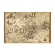 Load image into Gallery viewer, Digitally Restored and Enhanced 1769 Map of Boston Massachusetts - Vintage Map Wall Art - Vintage Boston Map Art Showing Buildings and Streets in 1769 - Boston Map Wall Art - Boston Map Poster