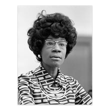 Load image into Gallery viewer, Digitally Restored and Enhanced 1972 Shirley Chisholm Photo Print - Old Shirley Chisholm Announcing Her Candidacy for Presidential Nomination Poster Photo
