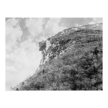 Load image into Gallery viewer, Digitally Restored and Enhanced 1900 Unframed Old Man of the Mountain Rock Formation Print Photo - Restored The Great Stone Face Photo Wall Art Poster