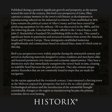 Load image into Gallery viewer, Digitally Restored and Enhanced 1892 Lima Ohio Map Poster - Vintage Bird's Eye View of Lima Ohio Wall Art Print - Old Lima City Ohio Wall Map Poster