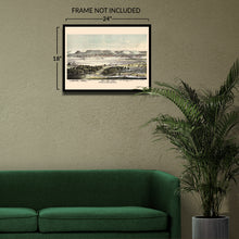 Cargar imagen en el visor de la galería, Digitally Restored and Enhanced 1874 Winona Minnesota Map Print - Vintage Wall Map of Minnesota Poster - Bird's Eye View Map of Winona Minnesota Wall Art