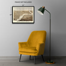 Load image into Gallery viewer, Digitally Restored and Enhanced 1867 Appleton Wisconsin Map Poster - Inch Historic Bird's Eye View of Appleton Outagamie County Map of Wisconsin Wall Art Print