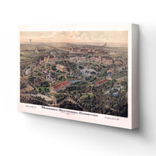 Load image into Gallery viewer, Digitally Restored and Enhanced 1897 Nashville Map Canvas - Canvas Wrap Vintage Nashville Wall Art - Old Nashville Map Poster - Historic Nashville TN Map - Centennial Exposition Map of Nashville TN