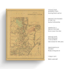 Load image into Gallery viewer, Digitally Restored and Enhanced 1879 Utah Map Canvas Art - Canvas Wrap Vintage Map of Utah Poster - Old Utah Wall Map - Restored Utah Map Poster - Historic Utah State Map - Territory of Utah Wall Art