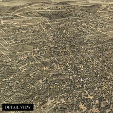 Cargar imagen en el visor de la galería, Digitally Restored and Enhanced 1880 Buffalo Map Canvas - Canvas Wrap Vintage Buffalo New York Map - Old Buffalo NY Map - History Map of Buffalo NY